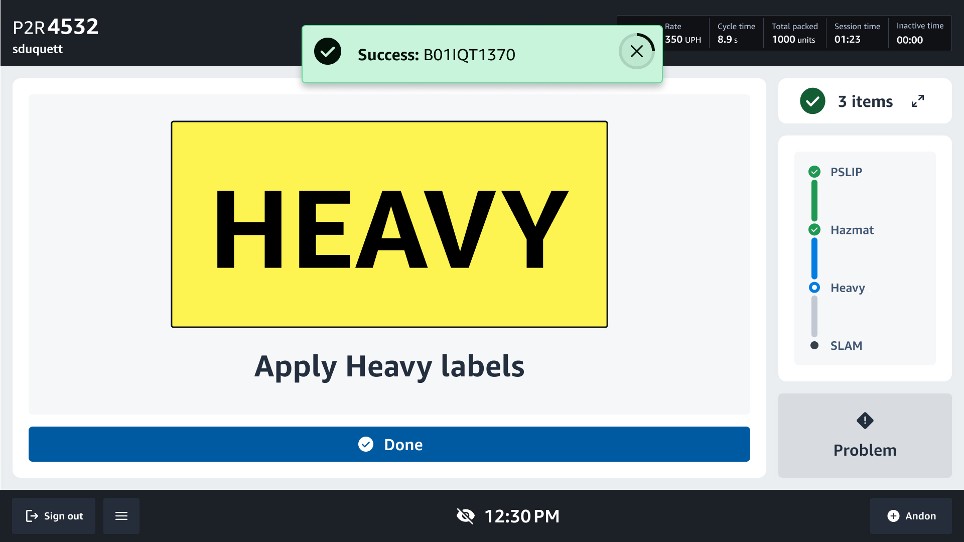 Updated heavy UI screen
